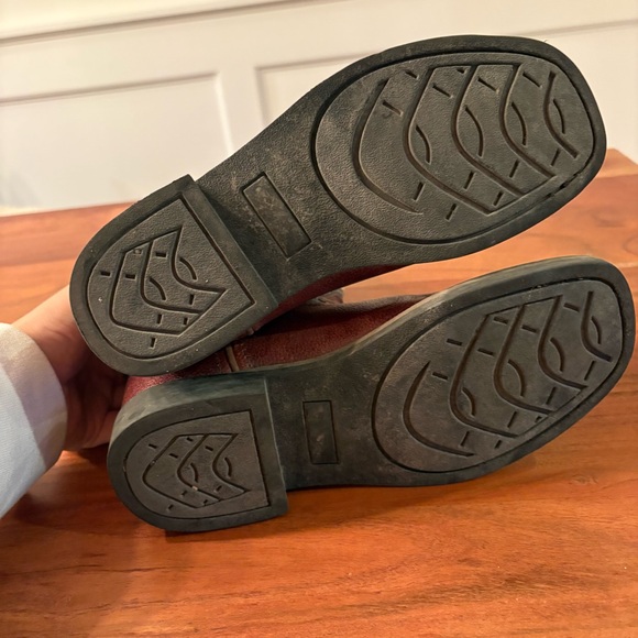 Cody James Red Top Leather Western Cowboy Boots Boys Unisex Size 3 - D Square - Picture 7 of 7